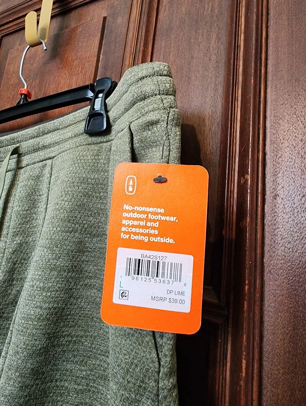 NWT-Bass Outdoors Men's Porter Fleece Shorts-Large